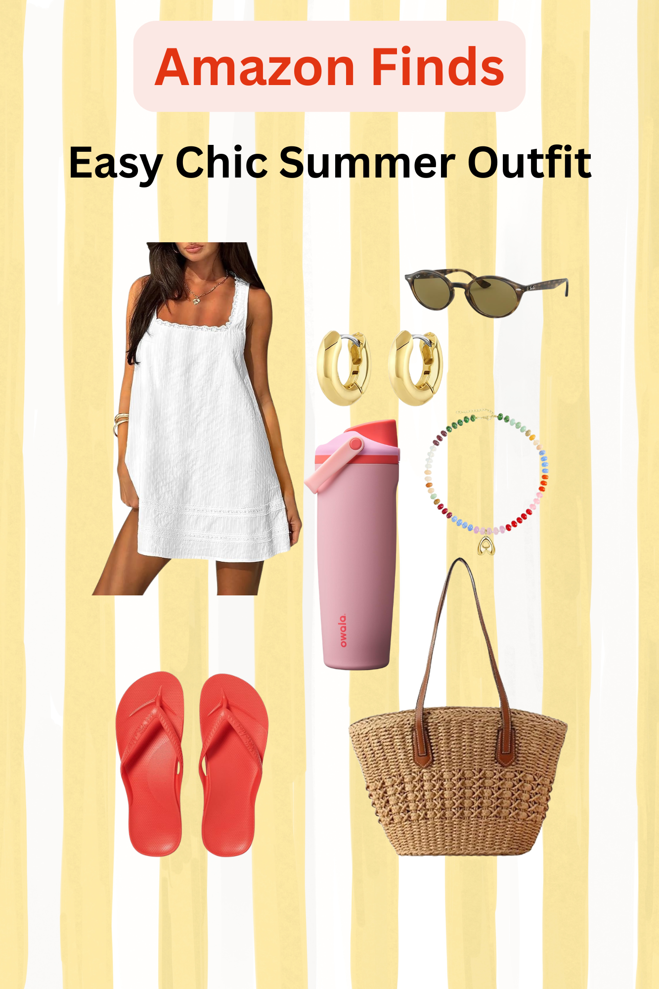 easy chic summer outfit amazon finds